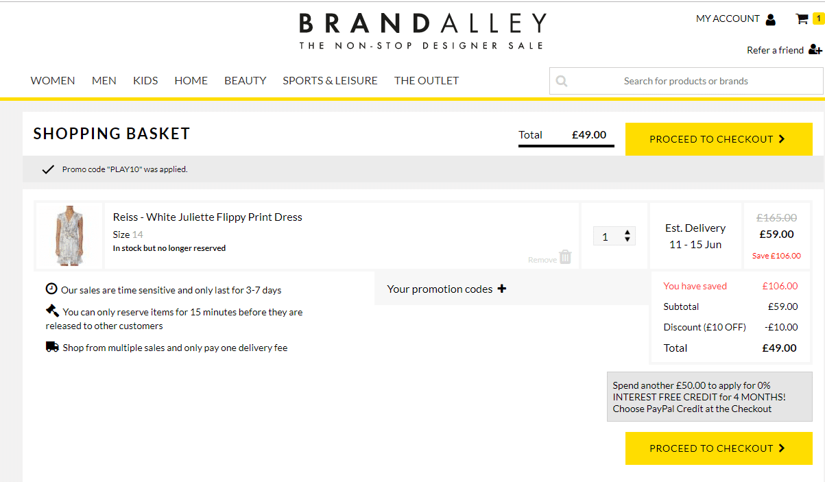 BrandAlley Voucher Code