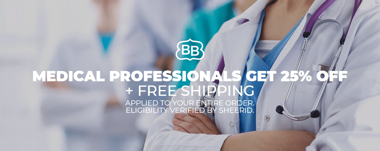 brooklynbedding.com 25% off Medical professional discount