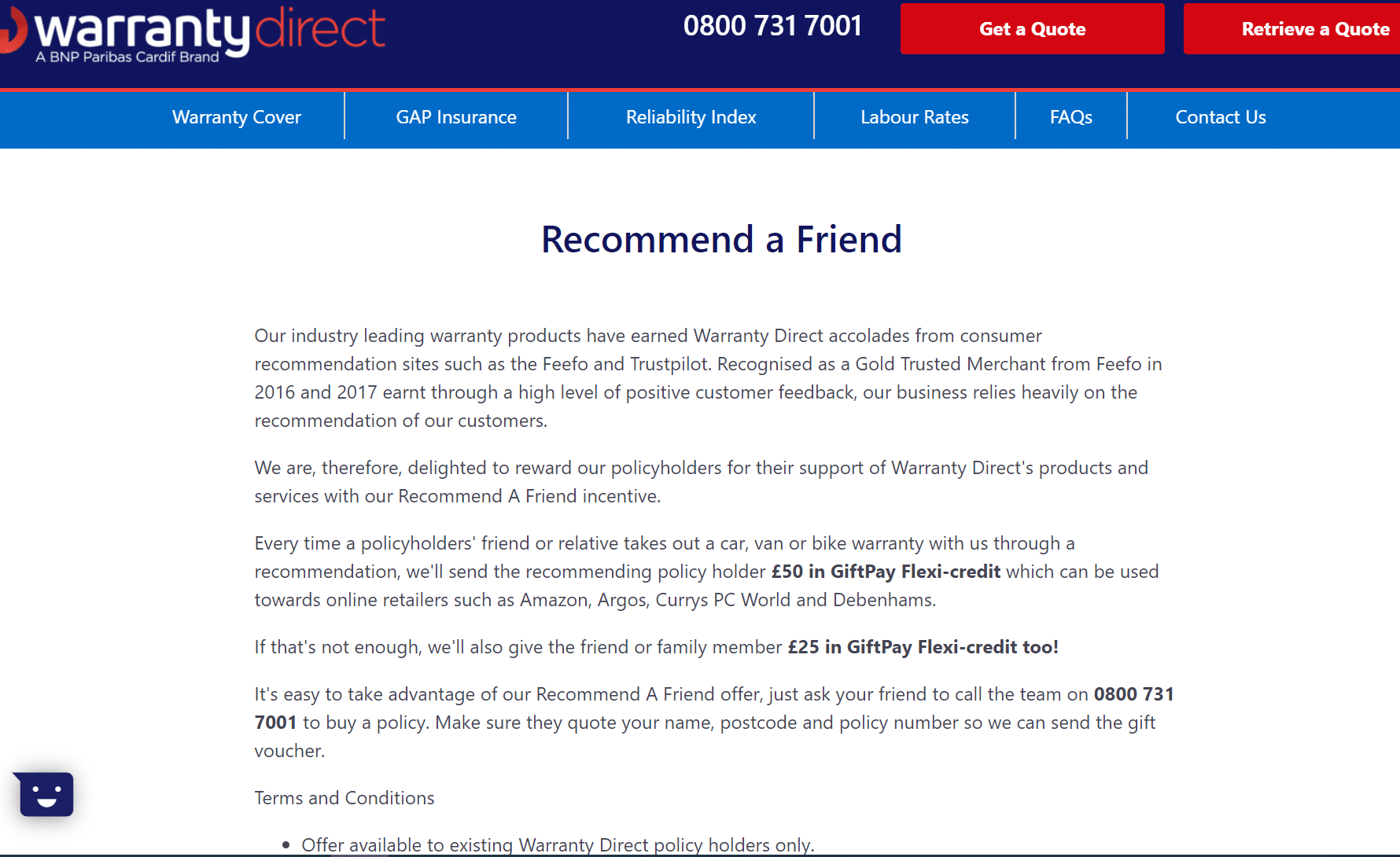 Warranty Direct referral code