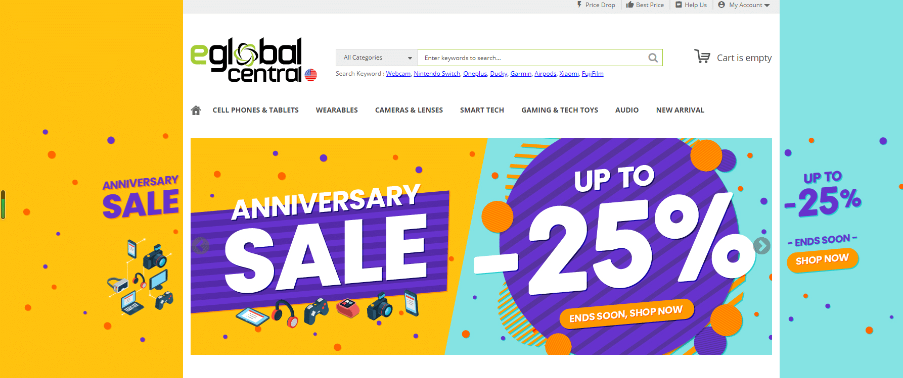 eGlobal Central Anniversary Sale