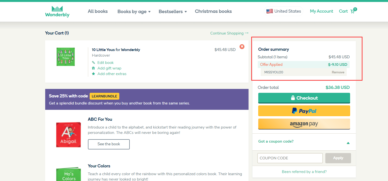 20% off Wonderbly Promo Code